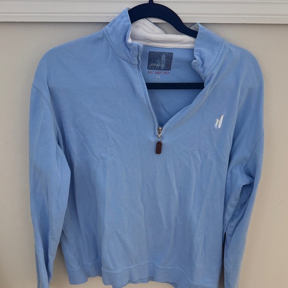 johnnie-O Other - Johnnie-O Men's Light Blue Quarter-Zip Sweater, size Medium